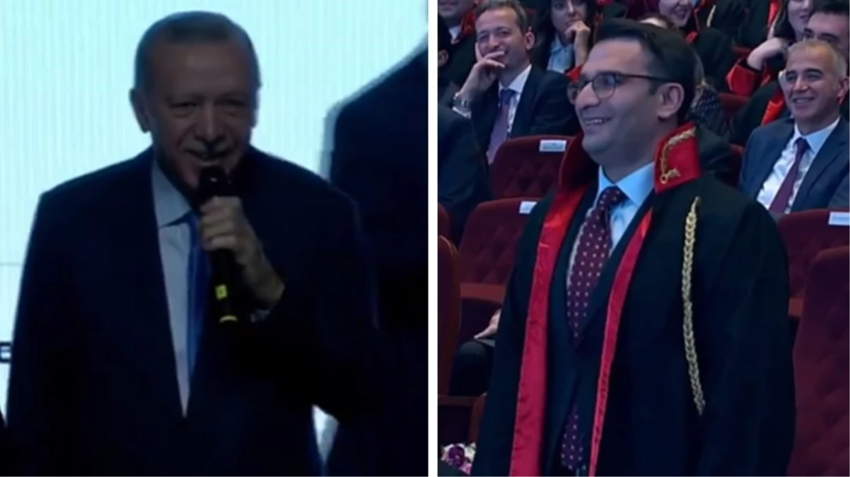 Cumhurbaşkanı Erdoğan ile savcı arasında gülümseten "boy" diyaloğu: Kıskandım seni